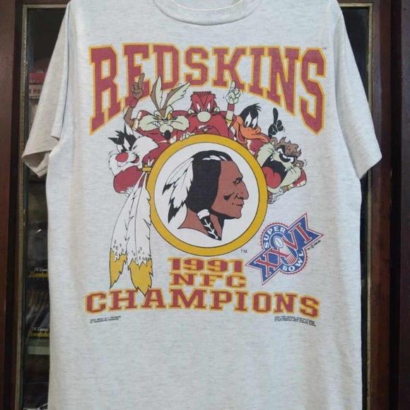 Washington Redskins Looney Tunes Nfl Shirt Unisex Tshirt - Picture 1 of 4
